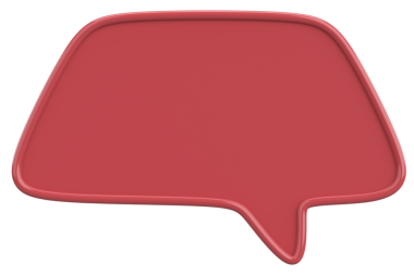 Konuşma balonu. Mesaj kutusu. 3B illüstrasyon.