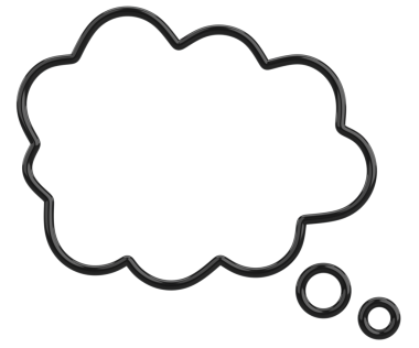 Konuşma balonu. Mesaj kutusu. 3B illüstrasyon.