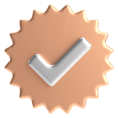 3 boyutlu onay kutusu. İşaretle. 3B illüstrasyon.