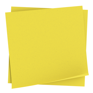 Üç boyutlu not kağıdı. Yapışkan bir not. 3B illüstrasyon.