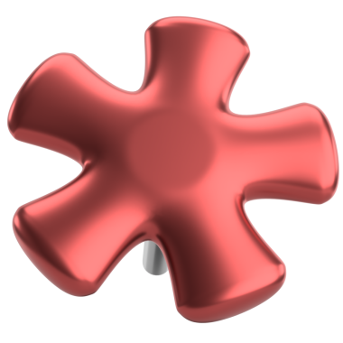 Pimi çek. Çizim iğnesi. Üç boyutlu pim. 3B illüstrasyon.