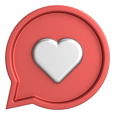 Düğme gibi. İkon gibi. 3B illüstrasyon.