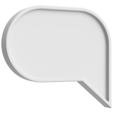 Konuşma balonu. Sohbet balonu. 3B illüstrasyon.