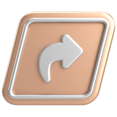 Paylaş düğmesi. Simgeyi paylaş. 3B illüstrasyon.