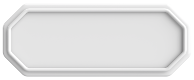 Üç boyutlu düğme. Boş tuş. 3B illüstrasyon.