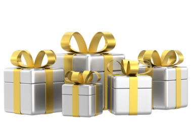 Hediye Kutusu açıldı. Üç boyutlu hediye kutusu. 3B illüstrasyon.