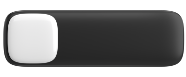 Üç boyutlu düğme. Boş tuş. 3B illüstrasyon.