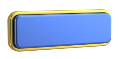 Üç boyutlu düğme. Boş tuş. 3B illüstrasyon.