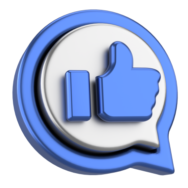 İkon gibi. Düğme gibi. 3B illüstrasyon.