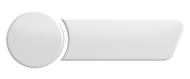 Üç boyutlu düğme. Boş tuş. 3B illüstrasyon.