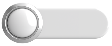 Üç boyutlu düğme. Boş tuş. 3B illüstrasyon.