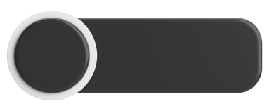 Üç boyutlu düğme. Boş tuş. 3B illüstrasyon.