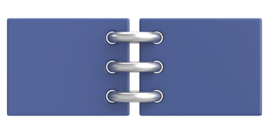 Üç boyutlu skor tabelası. Zaman etiketi. 3B illüstrasyon.