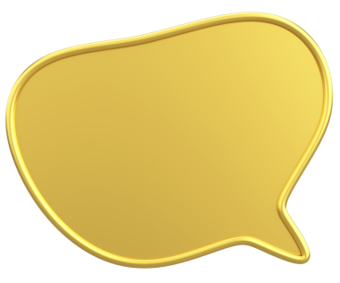 Konuşma balonu. Mesaj kutusu. 3B illüstrasyon.