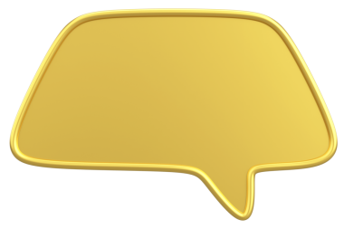 Konuşma balonu. Mesaj kutusu. 3B illüstrasyon.