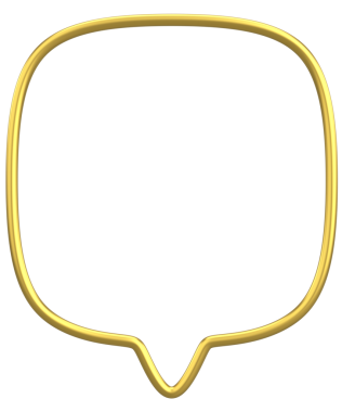 Konuşma balonu. Mesaj kutusu. 3B illüstrasyon.