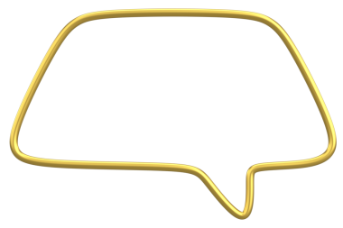 Konuşma balonu. Mesaj kutusu. 3B illüstrasyon.