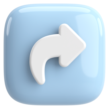 Paylaş düğmesi. Simgeyi paylaş. 3B illüstrasyon.