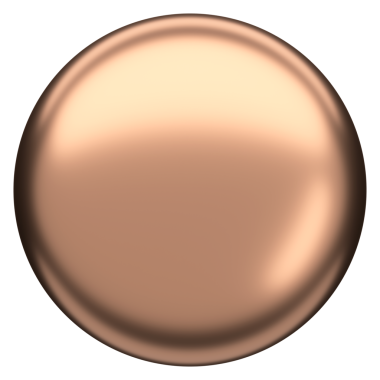 Üç boyutlu daire düğmesi. Boş tuş. 3B illüstrasyon.