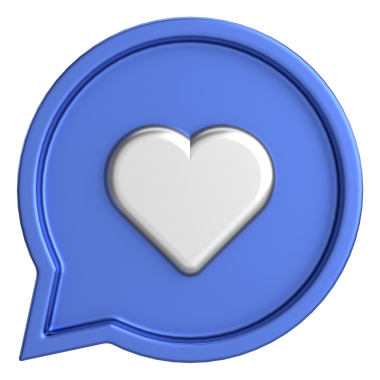 Düğme gibi. İkon gibi. 3B illüstrasyon.