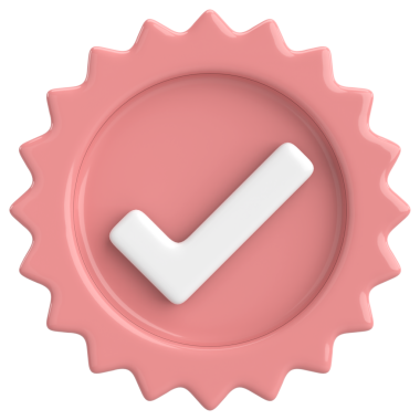 3 boyutlu onay kutusu. İşaretle. 3B illüstrasyon.