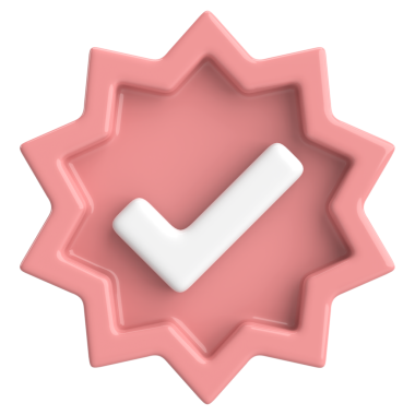 3 boyutlu onay kutusu. İşaretle. 3B illüstrasyon.