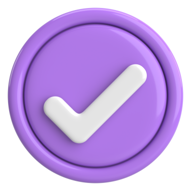 3 boyutlu onay kutusu. İşaretle. 3B illüstrasyon.