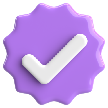 3 boyutlu onay kutusu. İşaretle. 3B illüstrasyon.