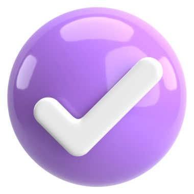 3 boyutlu onay kutusu. İşaretle. 3B illüstrasyon.