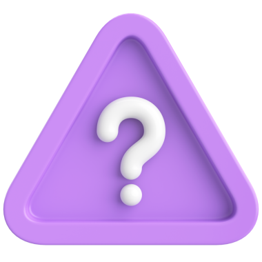 Soru işareti işareti. 3B illüstrasyon.