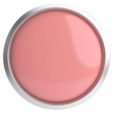 Üç boyutlu daire düğmesi. Boş tuş. 3B illüstrasyon.