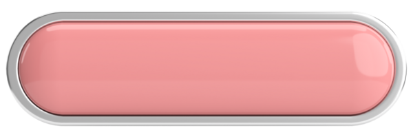 Üç boyutlu düğme. Boş tuş. 3B illüstrasyon.