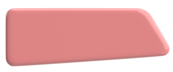 Üç boyutlu düğme. Boş tuş. 3B illüstrasyon.