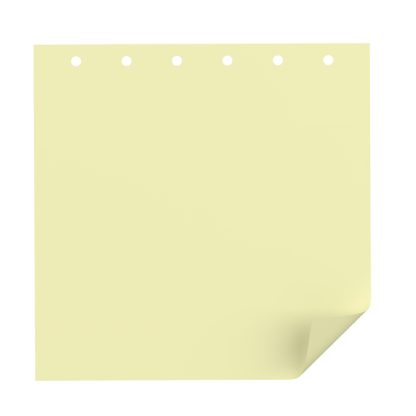 Üç boyutlu not defteri. Yapışkan bir not. 3B illüstrasyon.