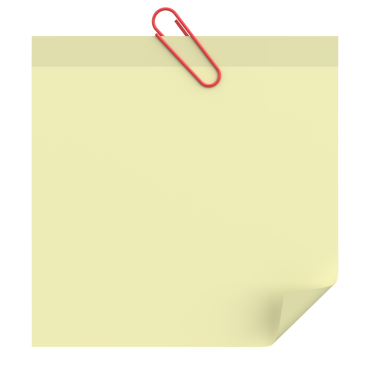 Üç boyutlu not defteri. Yapışkan bir not. 3B illüstrasyon.