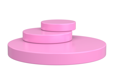 Modern Ürün Podyumu. 3D Arkaplan. 3B illüstrasyon.