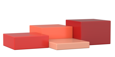 3D Ürün Podyum Tasarımı. 3B illüstrasyon.
