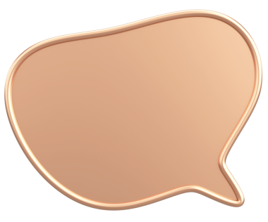 Konuşma balonu. Mesaj kutusu. 3B illüstrasyon.