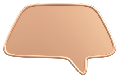 Konuşma balonu. Mesaj kutusu. 3B illüstrasyon.