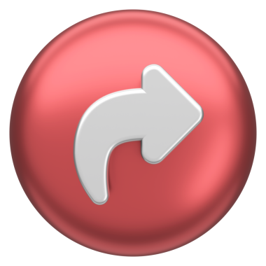 Paylaş düğmesi. Simgeyi paylaş. 3B illüstrasyon.