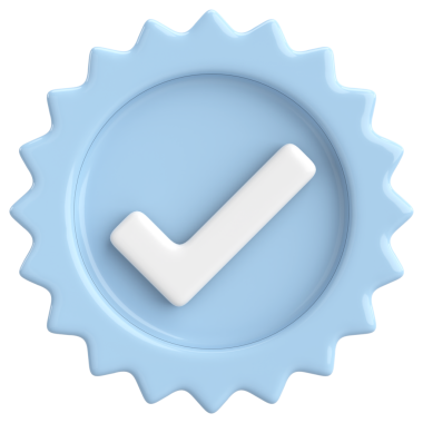 3 boyutlu onay kutusu. İşaretle. 3B illüstrasyon.