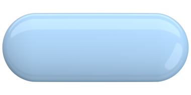 Üç boyutlu düğme. Boş tuş. 3B illüstrasyon.