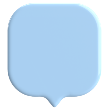 Konuşma balonu. Sohbet balonu. 3B illüstrasyon.