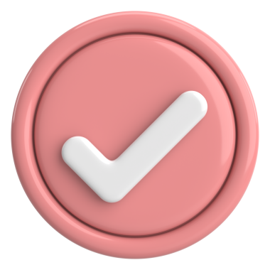 3 boyutlu onay kutusu. İşaretle. 3B illüstrasyon.