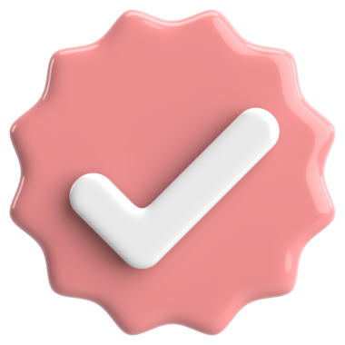 3 boyutlu onay kutusu. İşaretle. 3B illüstrasyon.