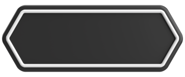 Üç boyutlu düğme. Boş tuş. 3B illüstrasyon.
