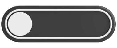 Üç boyutlu düğme. Boş tuş. 3B illüstrasyon.