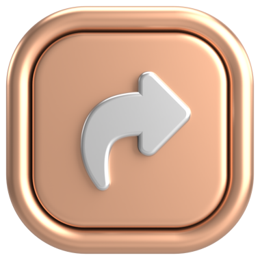 Paylaş düğmesi. Simgeyi paylaş. 3B illüstrasyon.