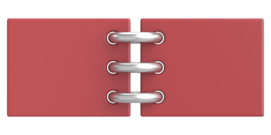 Üç boyutlu skor tabelası. Zaman etiketi. 3B illüstrasyon.