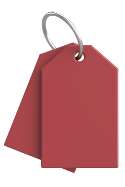 Fiyat etiketi Fiyat etiketi 3B illüstrasyon.